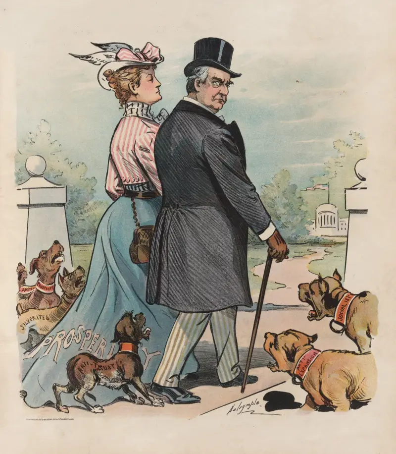 Bellende Hunde beißen nicht von Louis Dalrymple