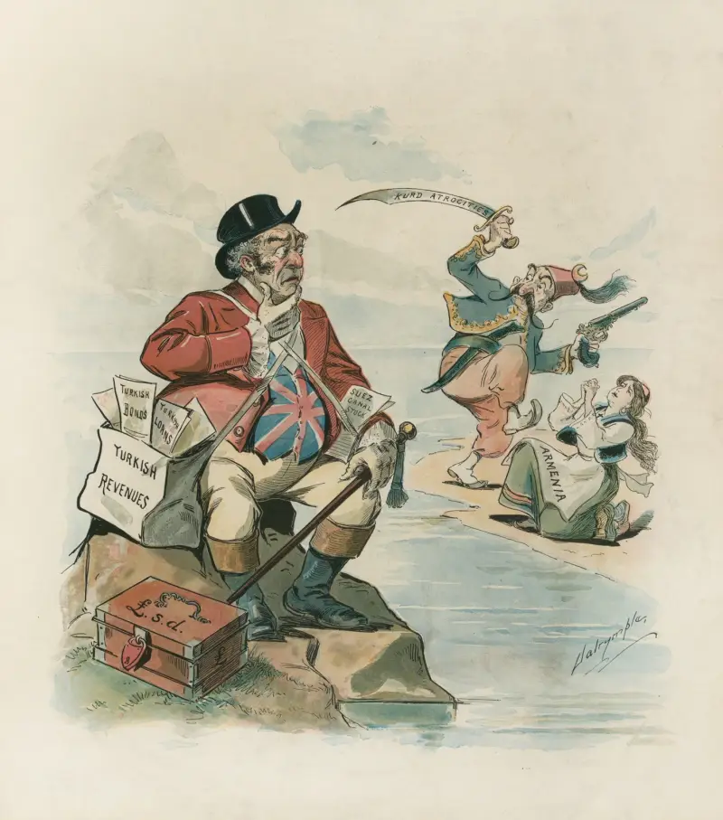 John Bulls Dilemma von Louis Dalrymple