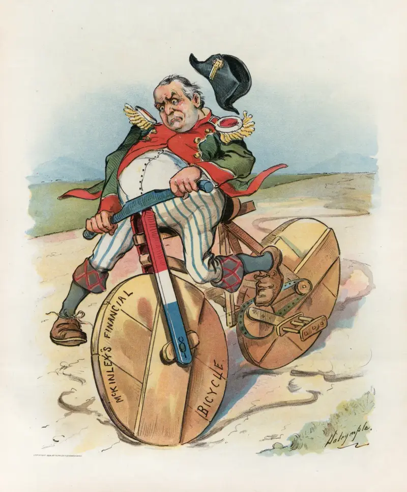 Just wobbling! von Louis Dalrymple