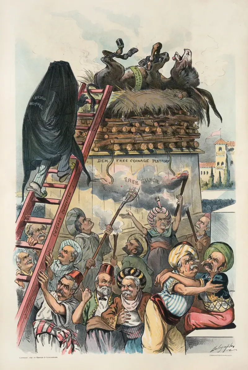 May the country be spared this pitiful sight! von Louis Dalrymple