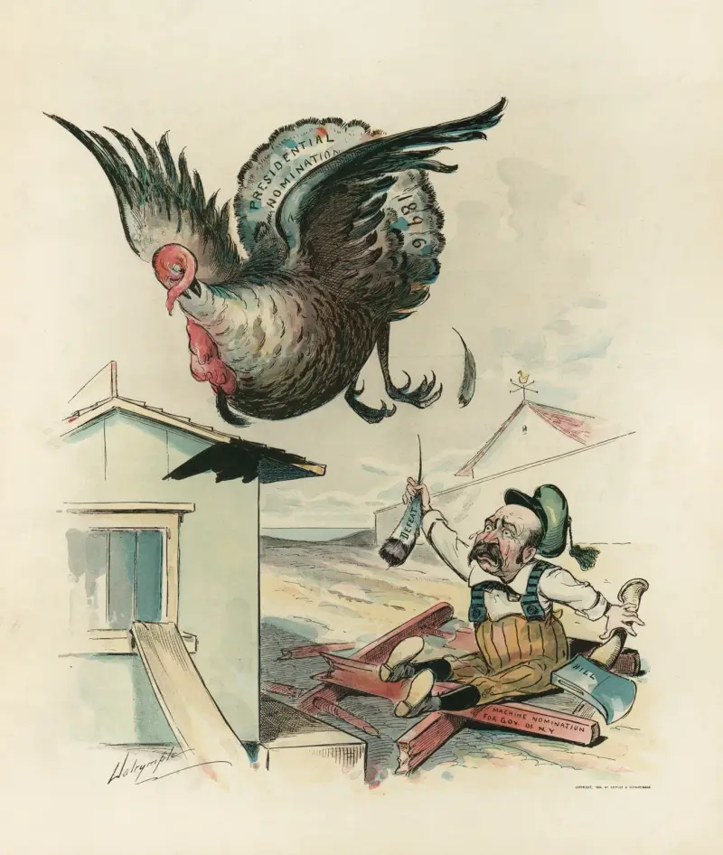 No turkey for David! von Louis Dalrymple