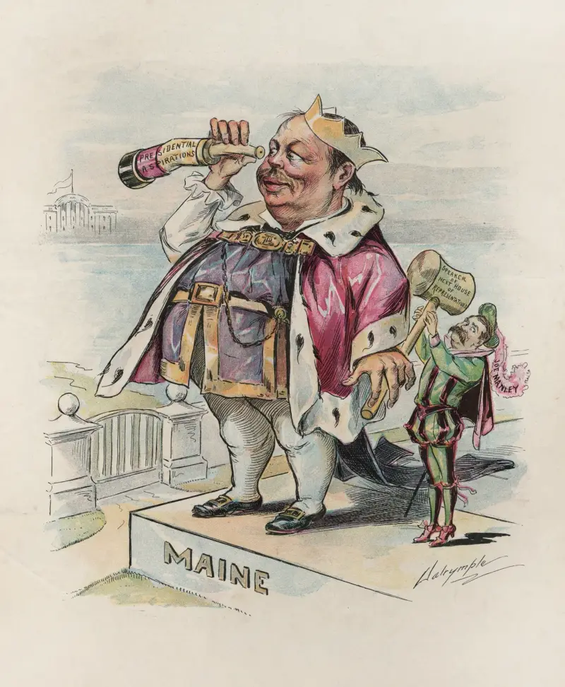 Pucks Präsidentschaftsmöglichkeiten. Nr. III, Der Zar ohne Job von Louis Dalrymple