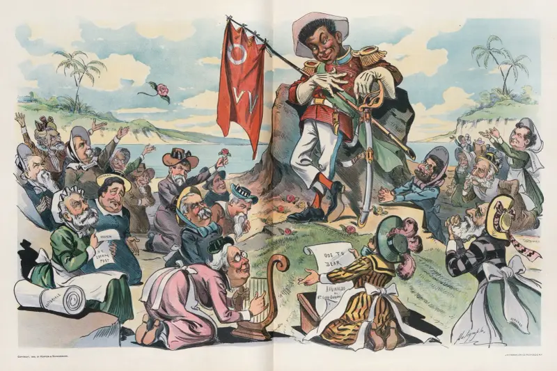 Das Idol der Tanten von Louis Dalrymple