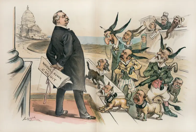 Die nationale Ehre und Kredit in guten Händen von Louis Dalrymple