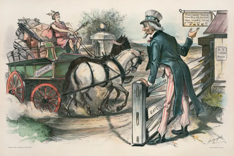 Die Öffnung des Tors von Louis Dalrymple
