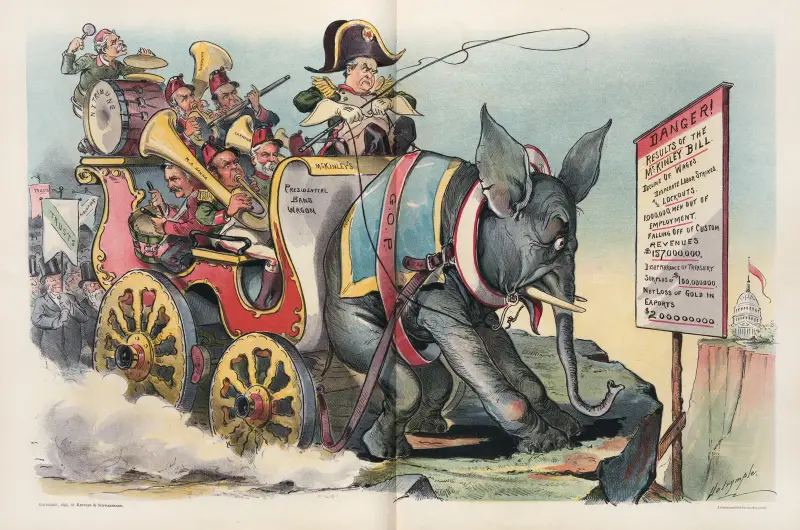 W-h-o-a!!! von Louis Dalrymple