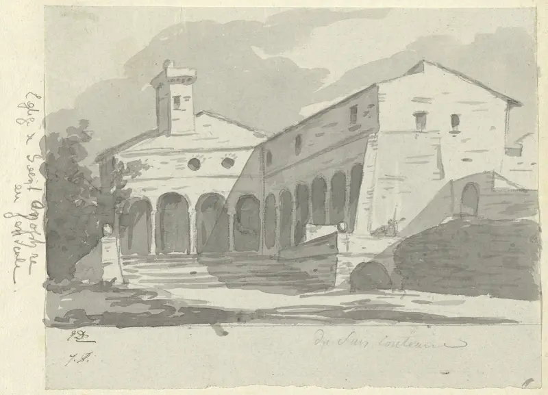 Kirche Sant' Onofrio, Rom von Jacques Louis David