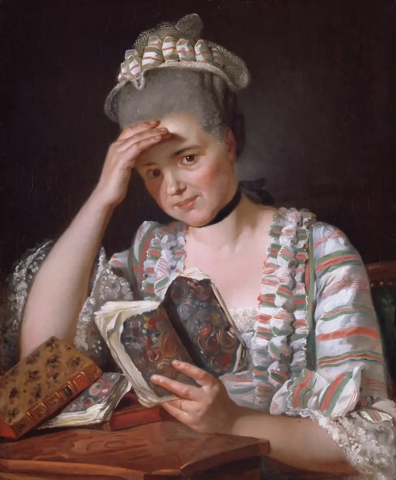 Madame François Buron av Jacques Louis David
