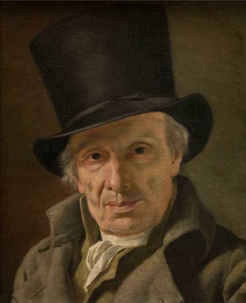 Mężczyzna w kapeluszu, Jacques Louis David