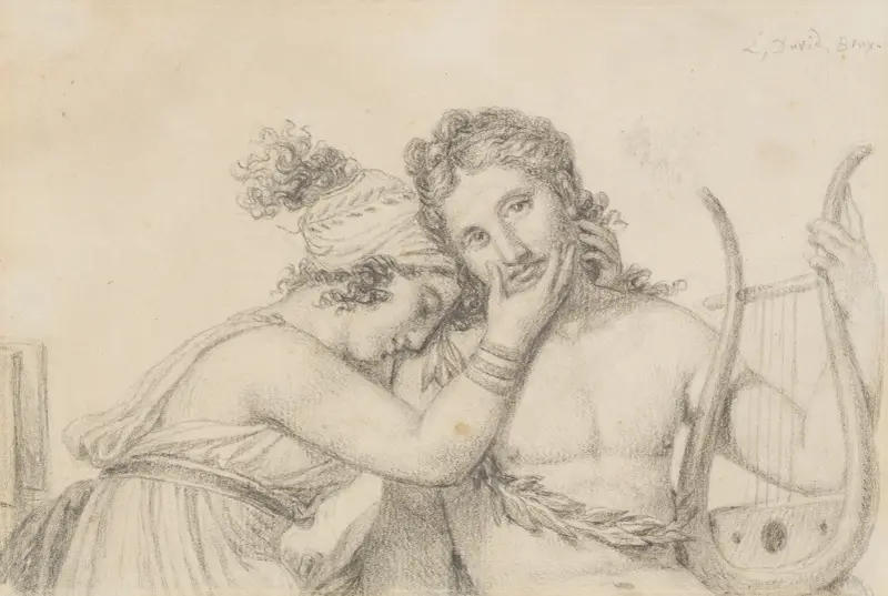 Orfeus a Eurydika, Jacques Louis David