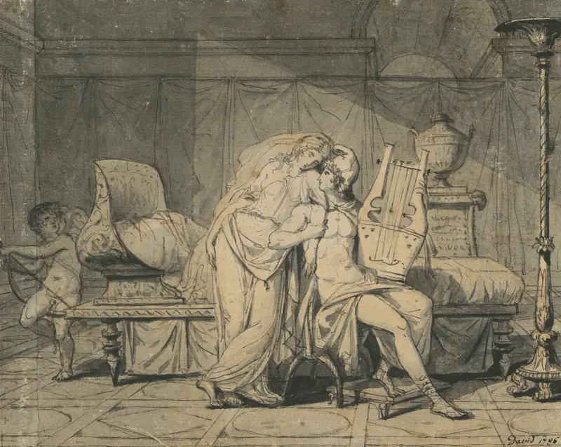Parys i Helena, Jacques Louis David