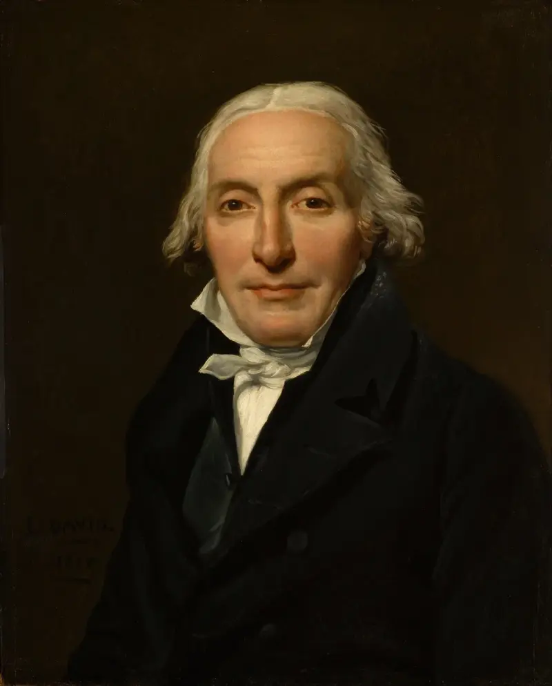 Portrait Of Jean-Pierre Delahaye av Jacques Louis David