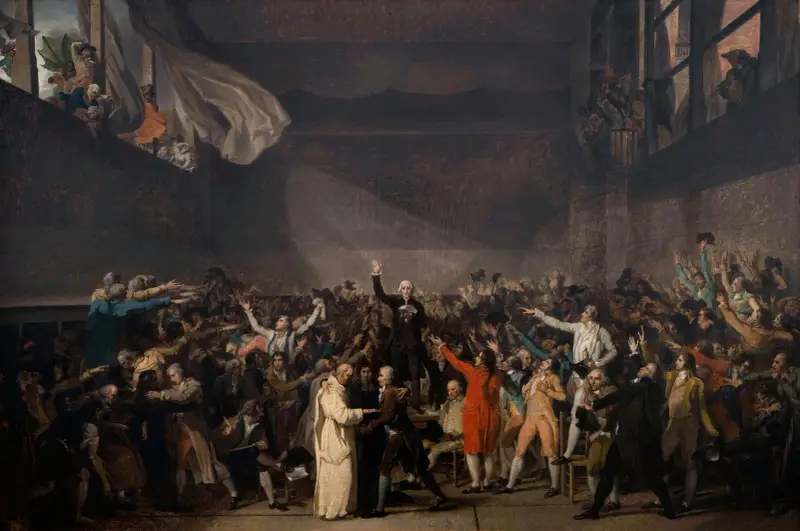 Przysięga w sali do gry w piłkę, 20 czerwca 1789, Jacques Louis David