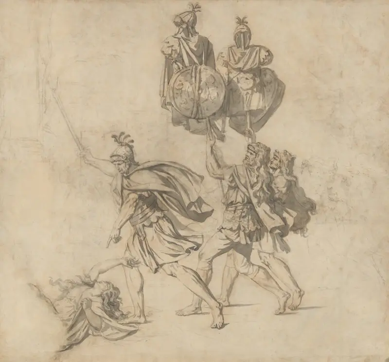 Camillas död av Jacques Louis David