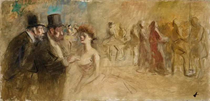 Efter dansen av Jean-Louis Forain