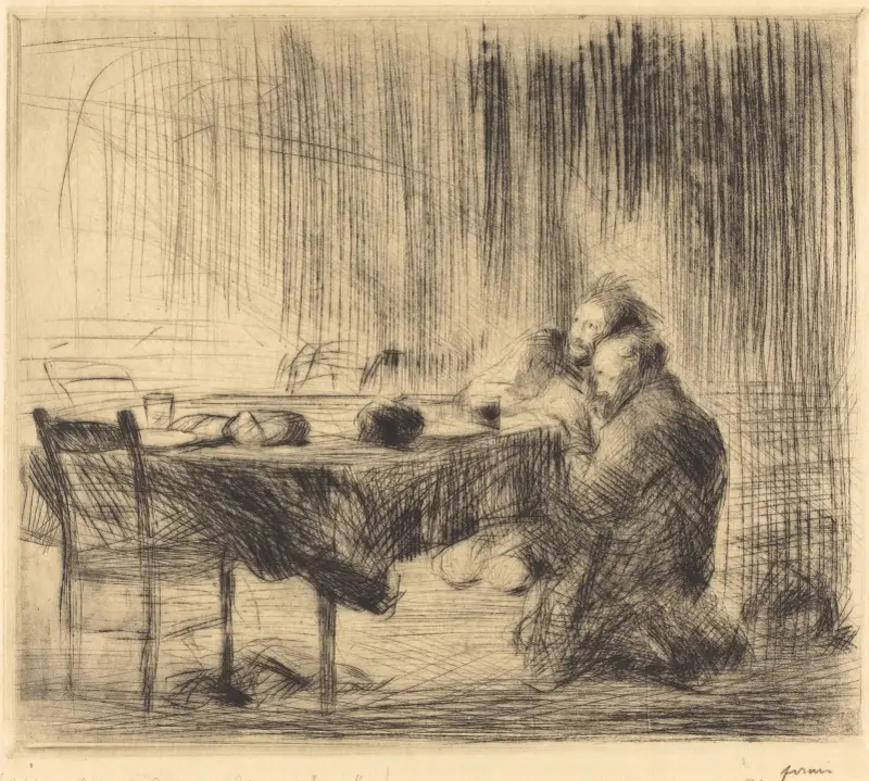 Efter synen (andra plåten) av Jean-Louis Forain