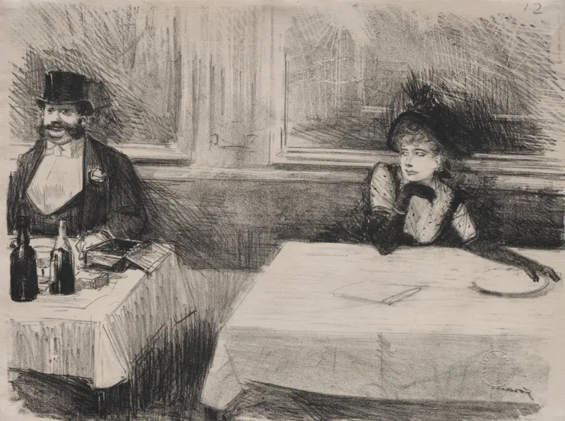 På restaurangen av Jean-Louis Forain