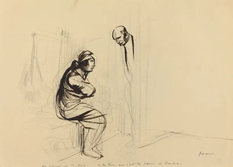 På fredskongressen av Jean-Louis Forain