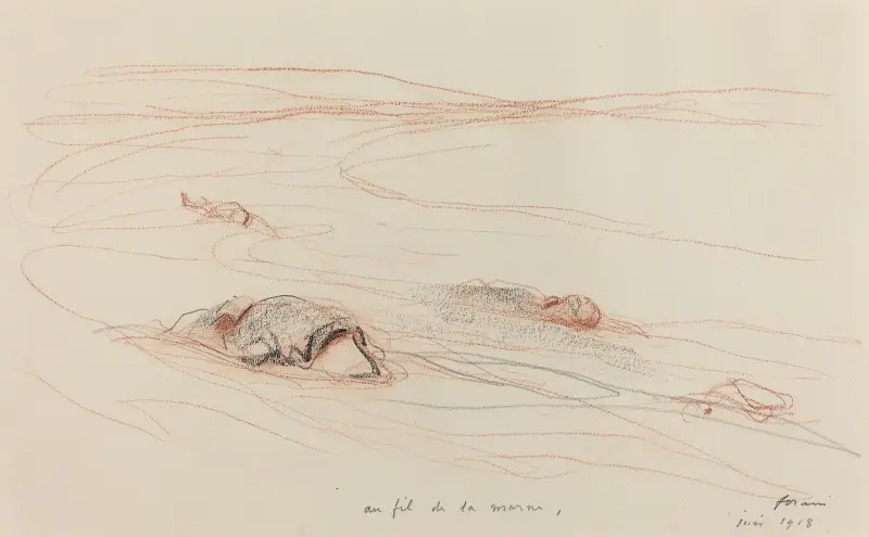 Längs Marne av Jean-Louis Forain