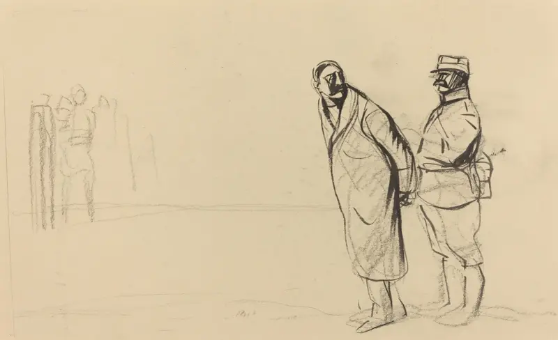 Au front de Vincennes. Bolo pacha av Jean-Louis Forain