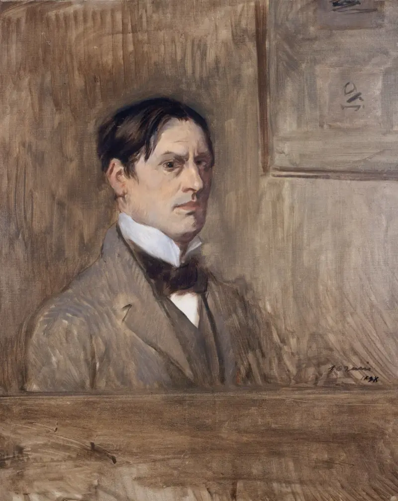 Autoportrét, 1898 – č. 1, Jean-Louis Forain