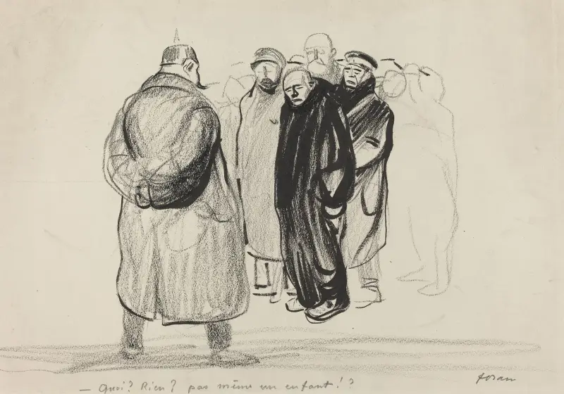 Bredouilles. Ett zeppelinfartygs besättning av Jean-Louis Forain