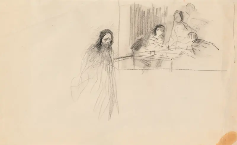 Kristus i Emmaus av Jean-Louis Forain