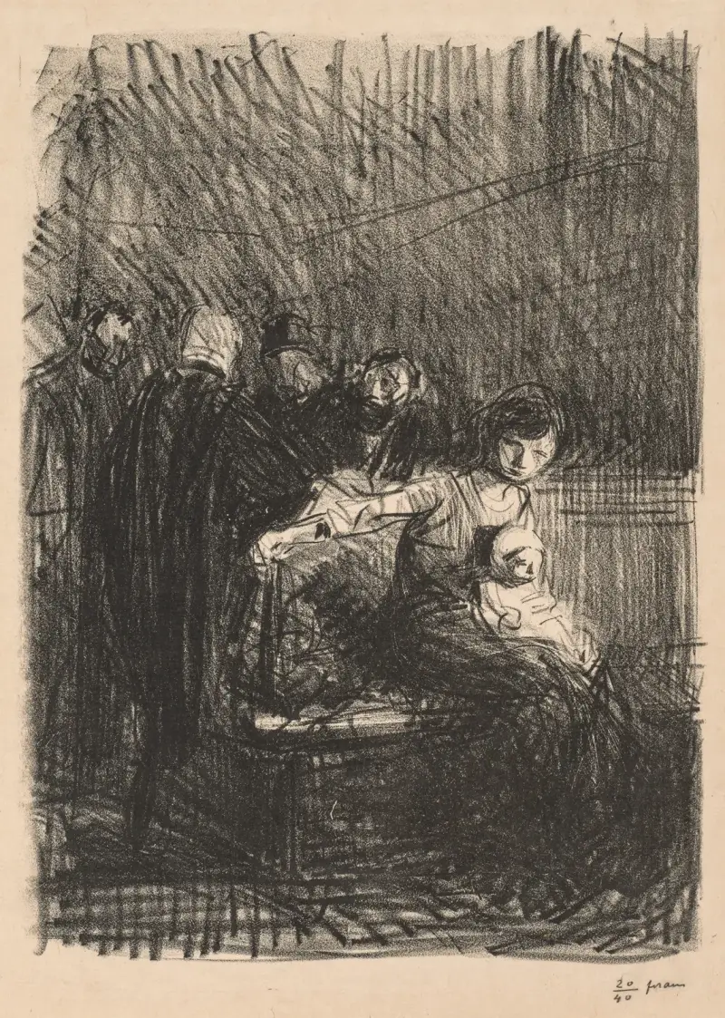 Rättegångspaus av Jean-Louis Forain