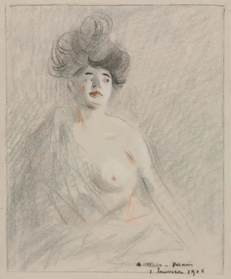 Kurtisan av Jean-Louis Forain