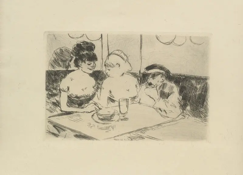 Croquis parisiens Pl.01 av Jean-Louis Forain
