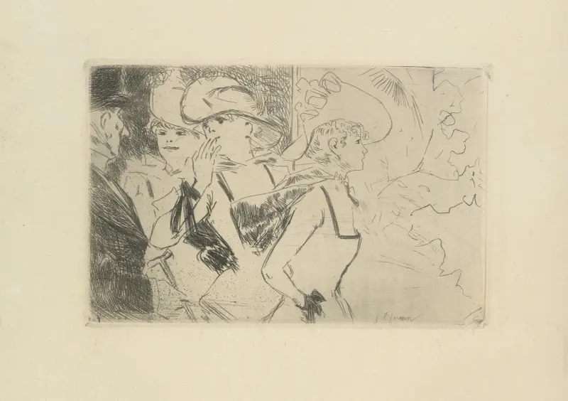 Croquis parisiens Pl.04 av Jean-Louis Forain