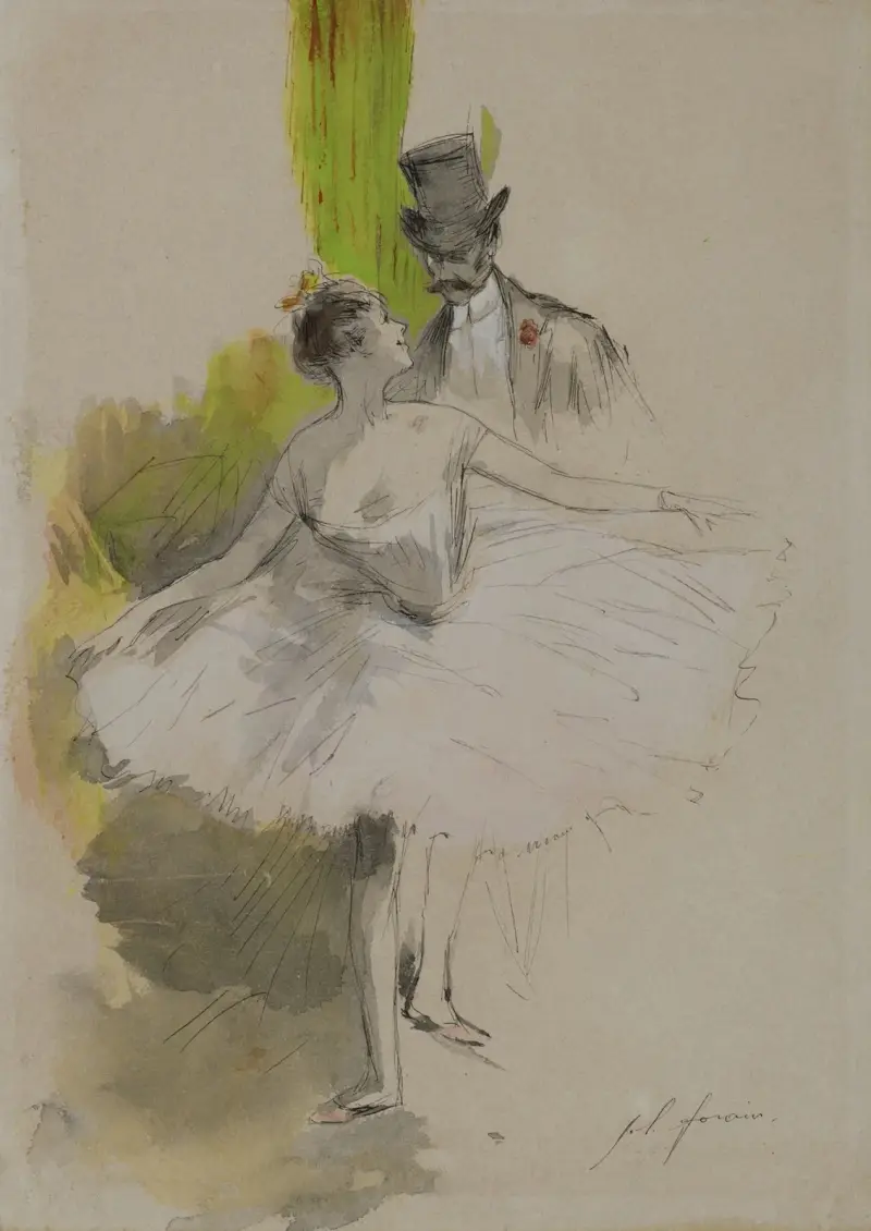 Bakom kulisserna av Jean-Louis Forain