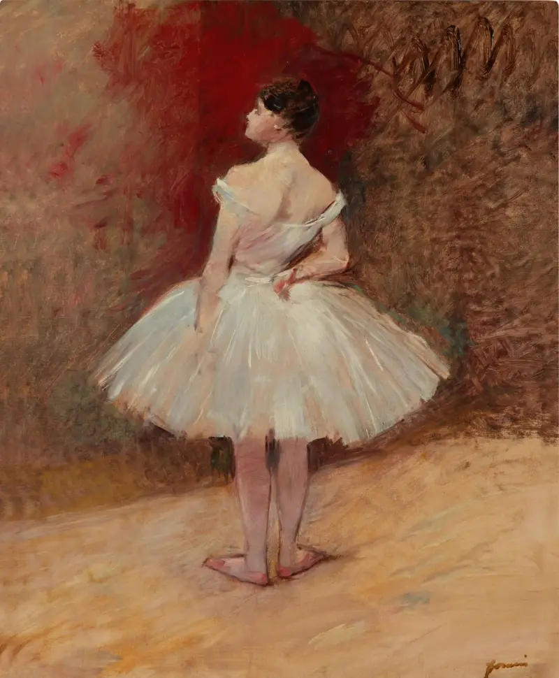 Stående dansös av Jean-Louis Forain