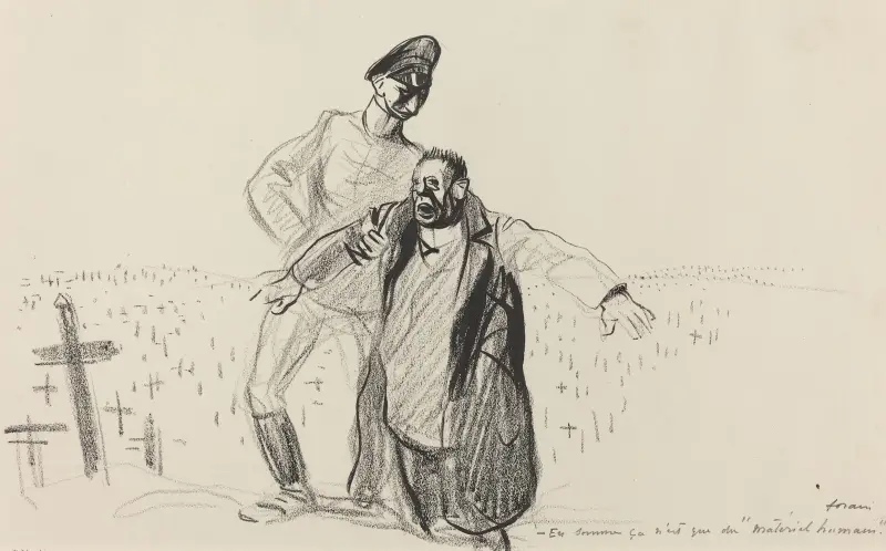 En somme ca n’est que du ‘materiel humain.’ av Jean-Louis Forain