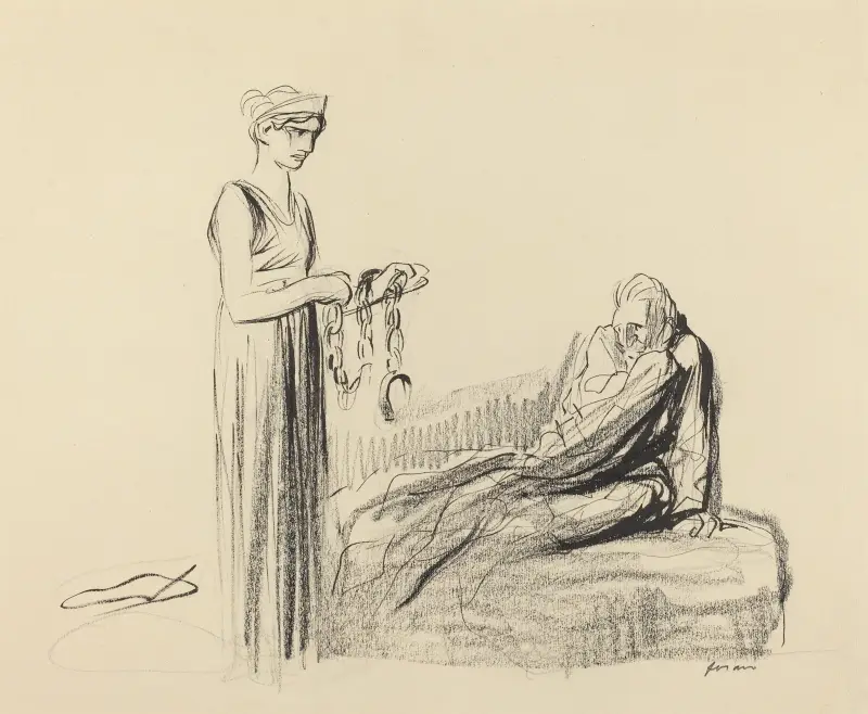Fjättrar av Jean-Louis Forain