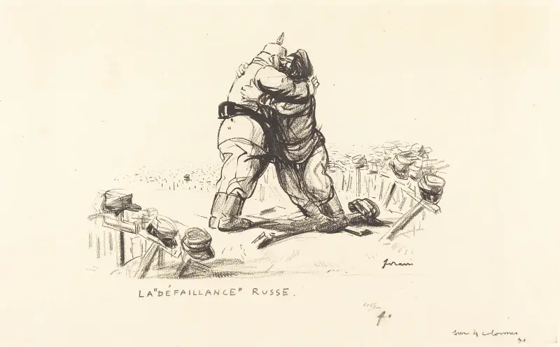Det ryska misslyckandet av Jean-Louis Forain