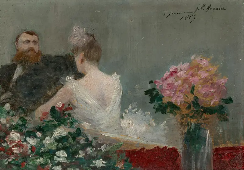 Den blomstrande logen av Jean-Louis Forain