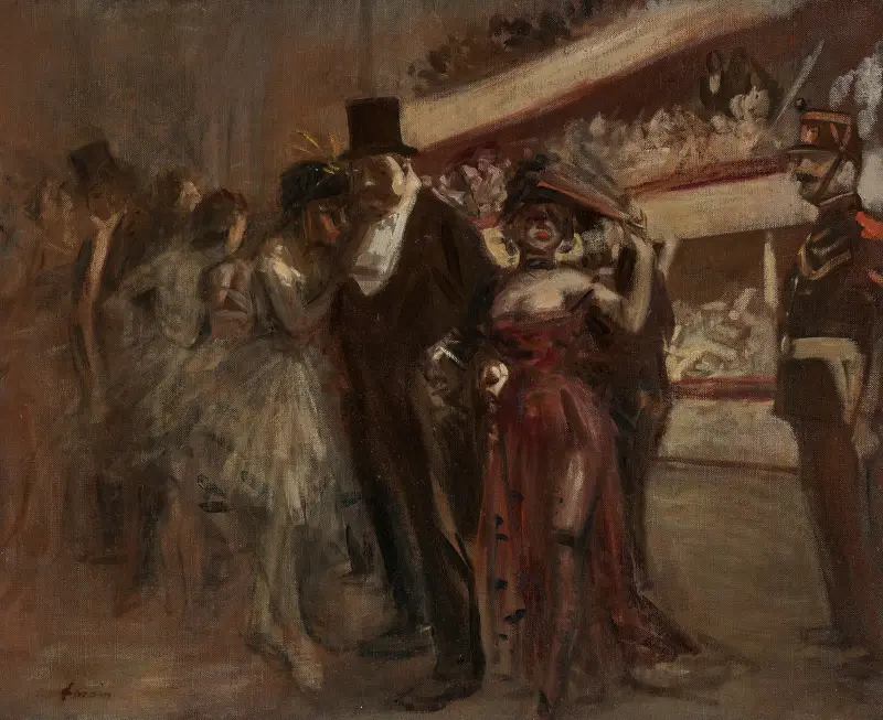 Operascenen av Jean-Louis Forain