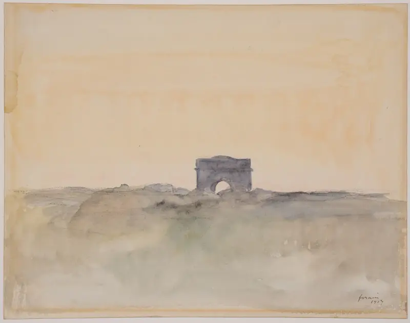 L’Arc de Triomphe de l’Étoile av Jean-Louis Forain