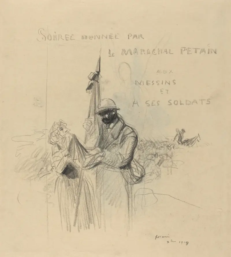 Flaggkyssen av Jean-Louis Forain