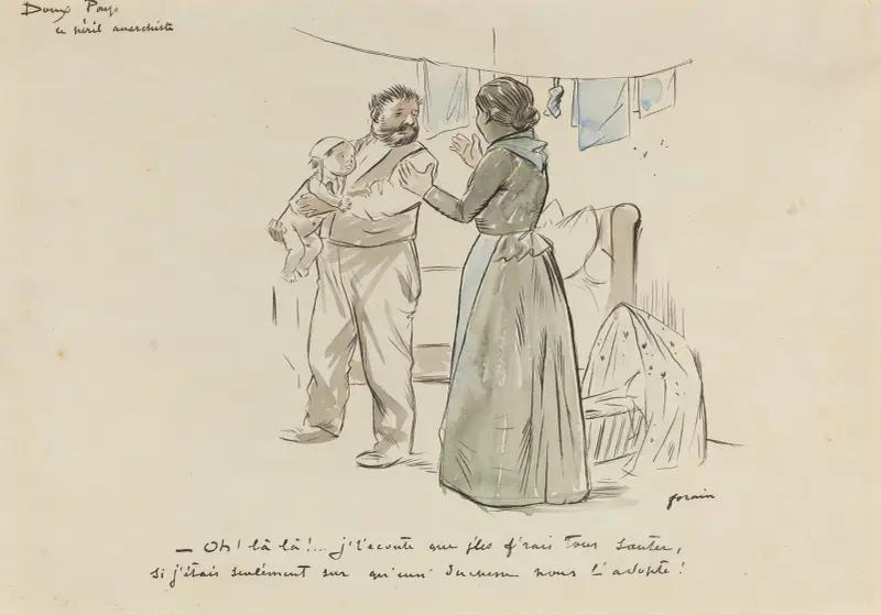 Den anarkistiska faran av Jean-Louis Forain