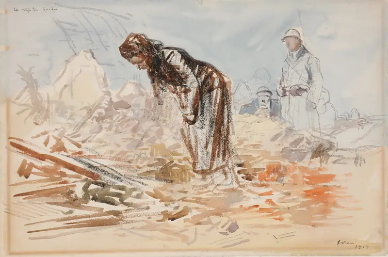 Bochernas återtåg av Jean-Louis Forain