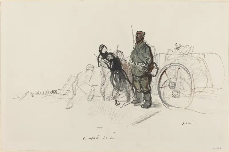 Le replis boche av Jean-Louis Forain