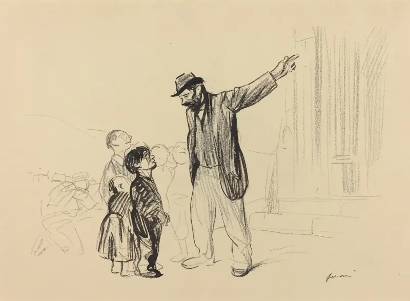 Fädernas kyrka av Jean-Louis Forain