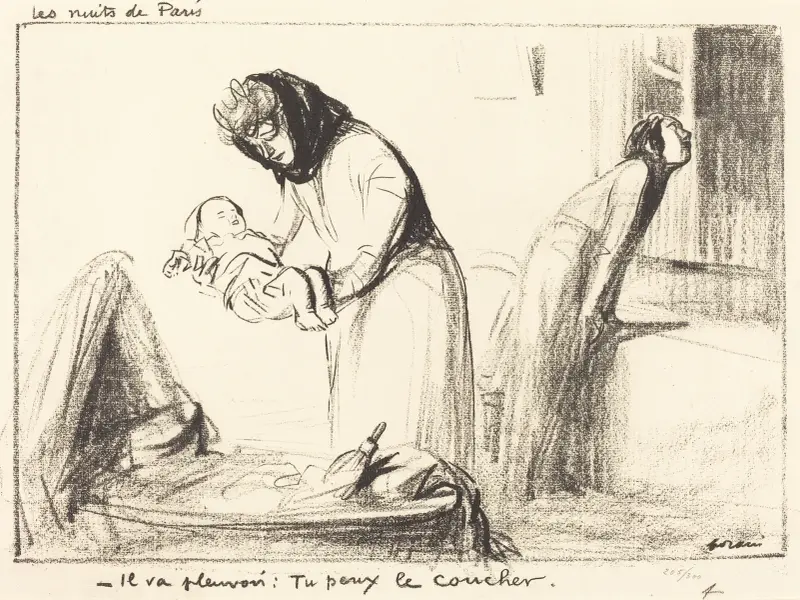 Pariserlivets nätter av Jean-Louis Forain
