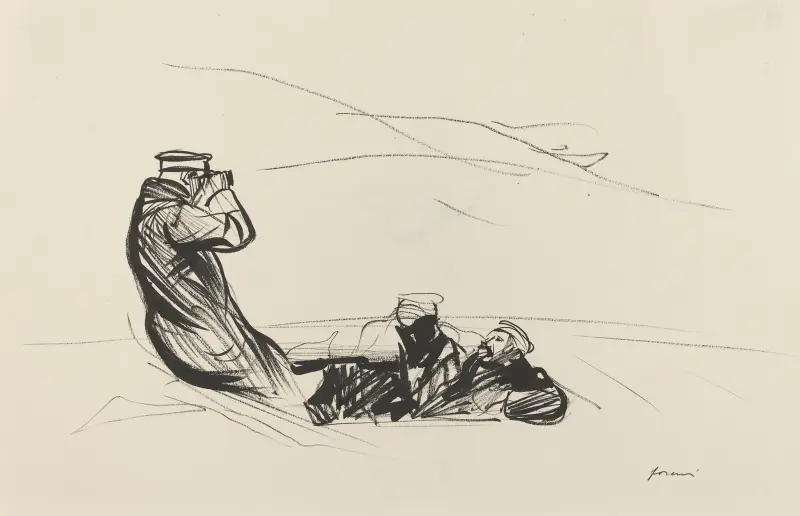 Sökandet efter fienden av Jean-Louis Forain