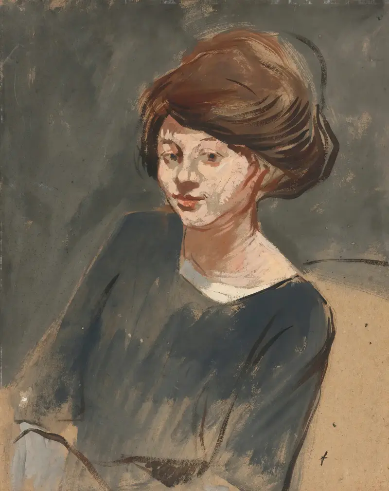 Portrait Of A Woman av Jean-Louis Forain