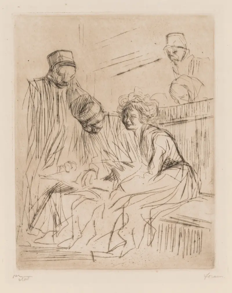 Reading of the Barrister’s Brief av Jean-Louis Forain