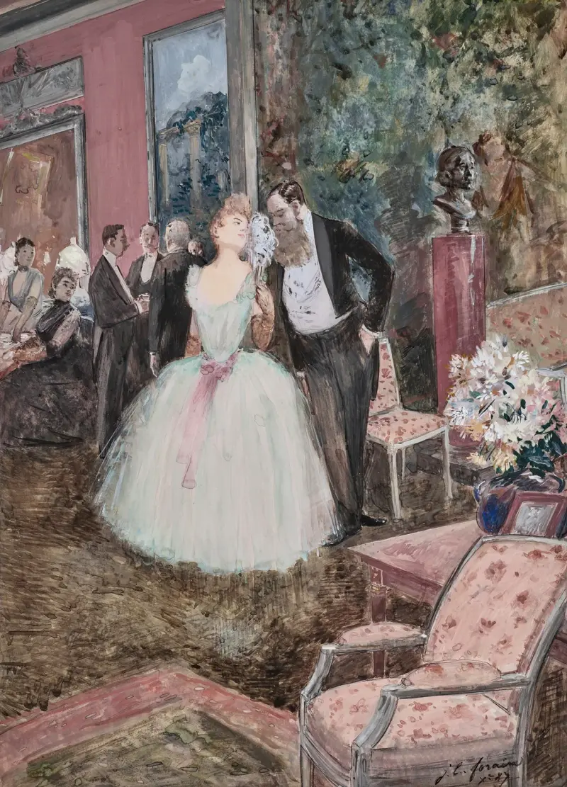 Balscen av Jean-Louis Forain