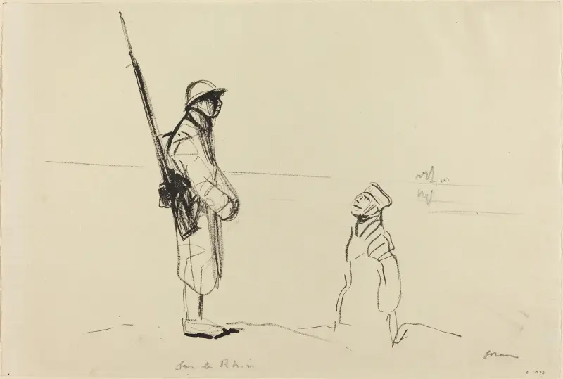 Vid Rhen av Jean-Louis Forain